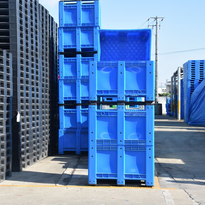 plastic pallet box for corn storage