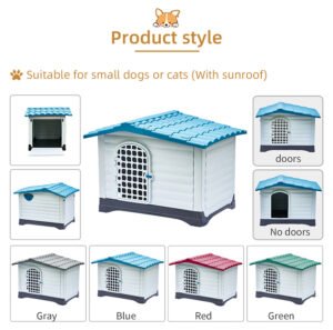 plastic pet house