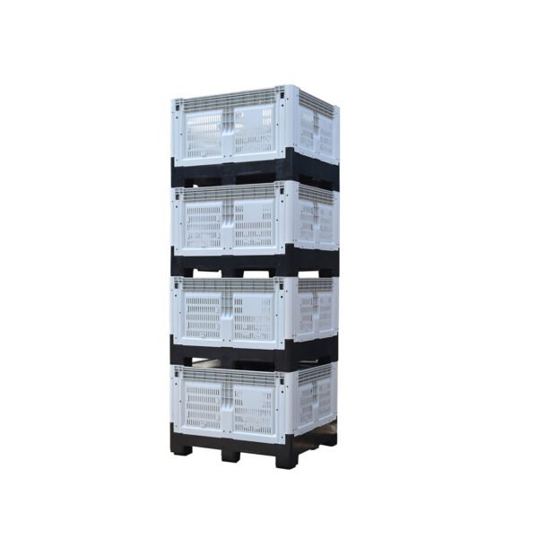 Grid Ventilated Plastic Pallet Box - Image 2