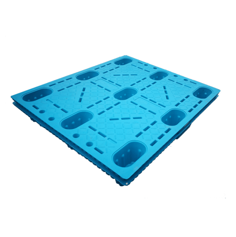 9 legs nestable plastic pallet