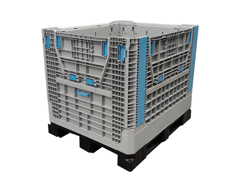 solid plastic pallet with 4 entry