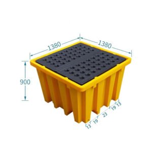Durable Plastic Spill Pallet for Oil and Drum Safety