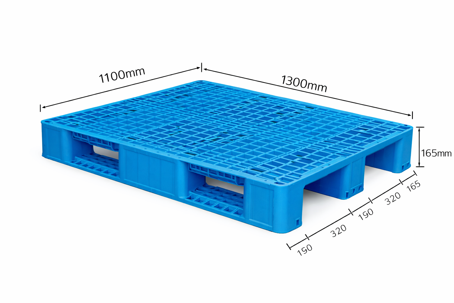 1100×1300mm Plastic Pallet