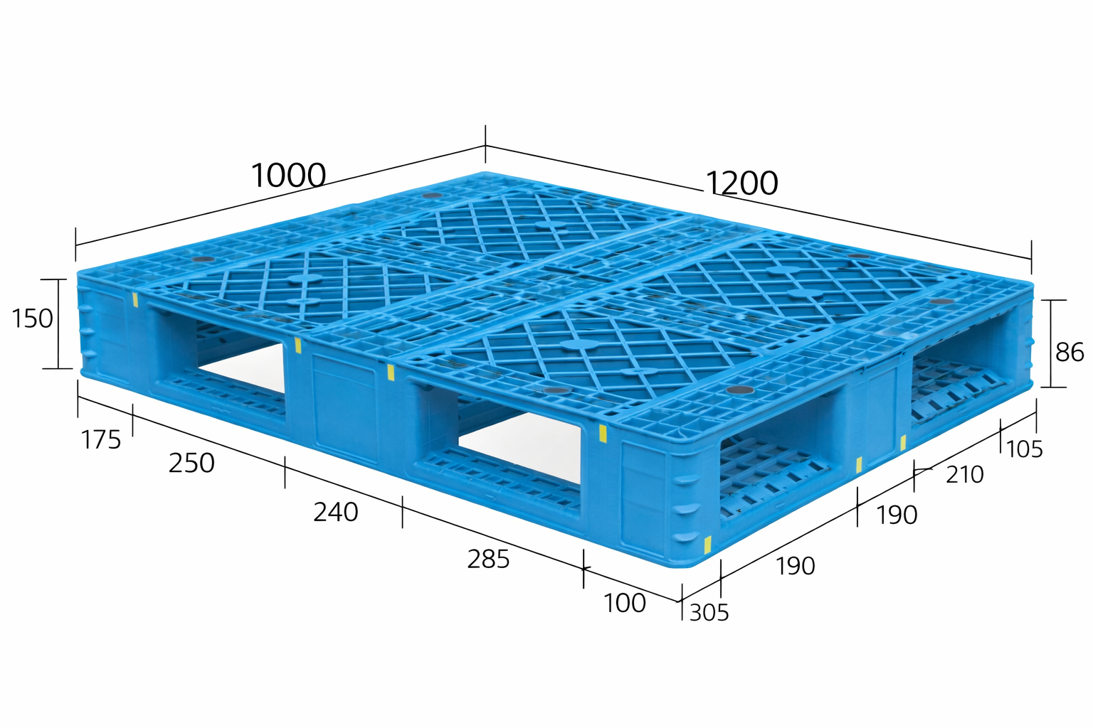 1200×1000mm Plastic Pallet