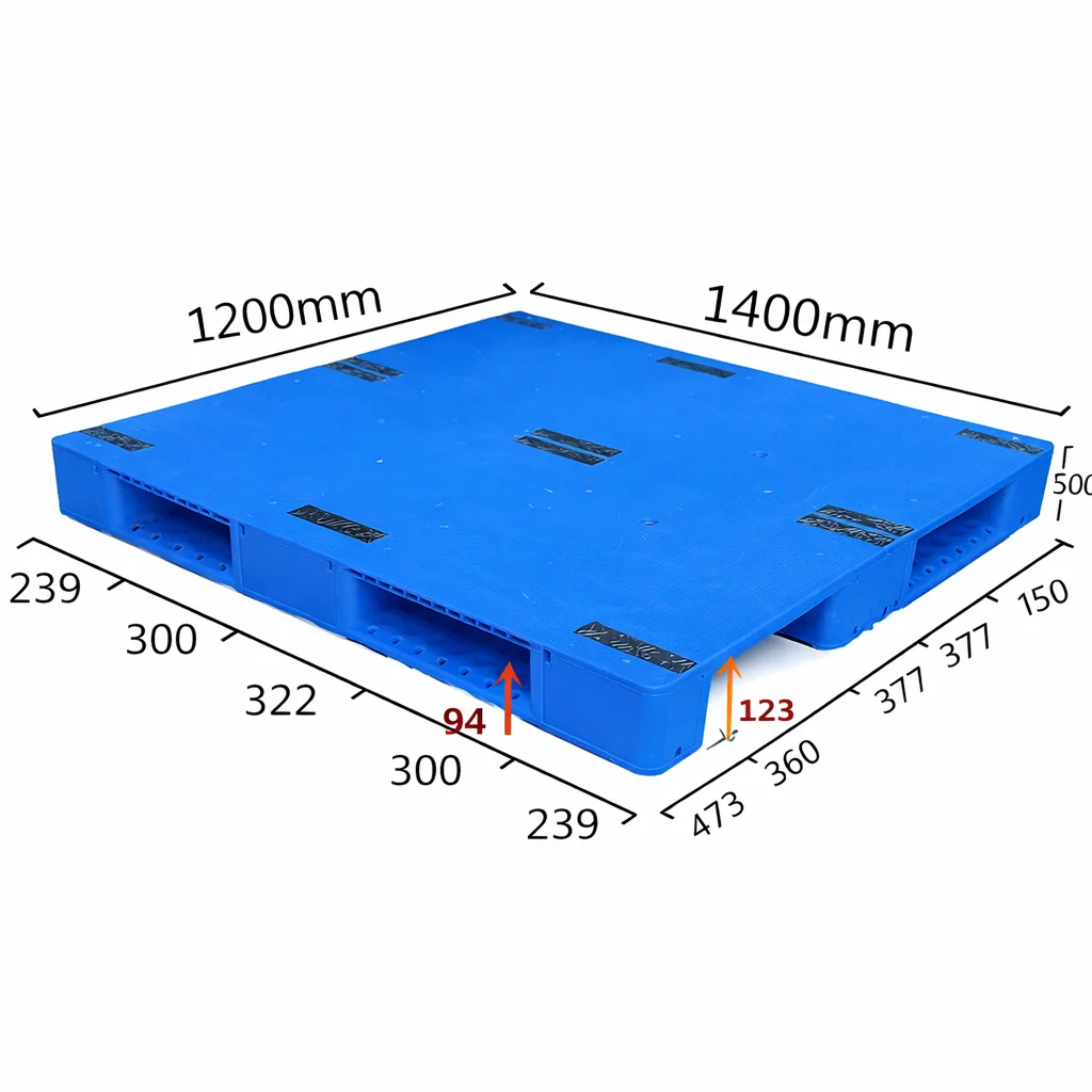 1400×1200mm Hygienic Plastic Pallet