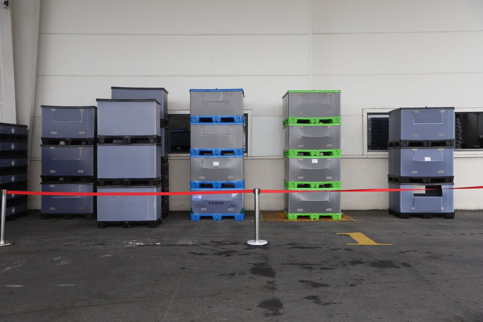 Quality control testing process for plastic pallets