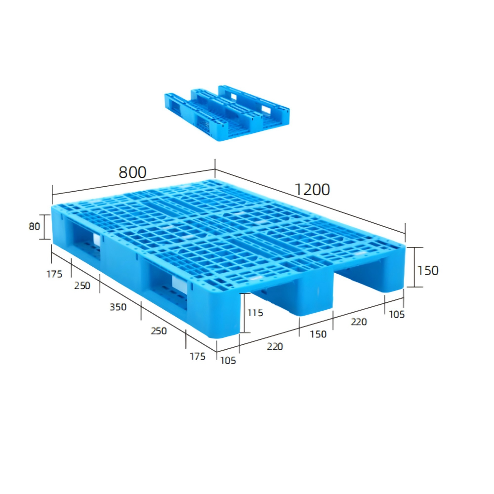 1200 x 800 mm Rackable Plastic Pallet
