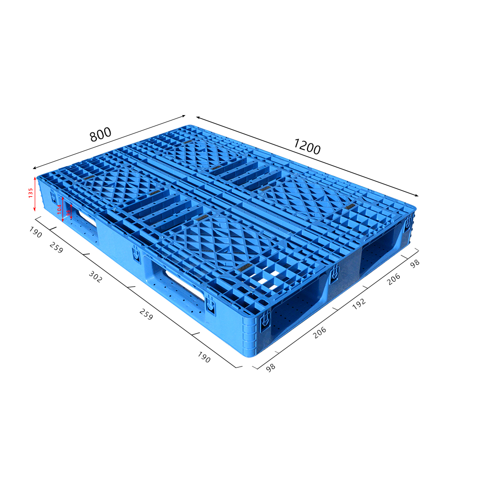 Euro plastic pallets