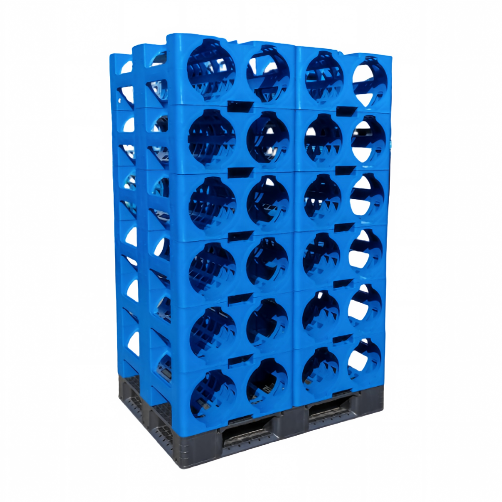 4 Pocket Modular 5 Gallon Water Bottle Rack