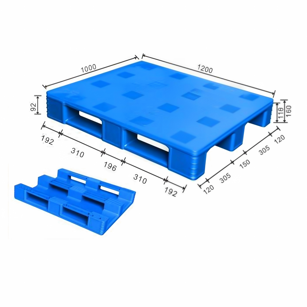 1200 x 1000 mm Agricultural Shipping Plastic Pallet