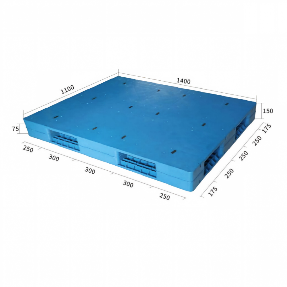 1400 x 1100 mm Large Deck Plastic Pallet | Heavy-Duty & Reversible