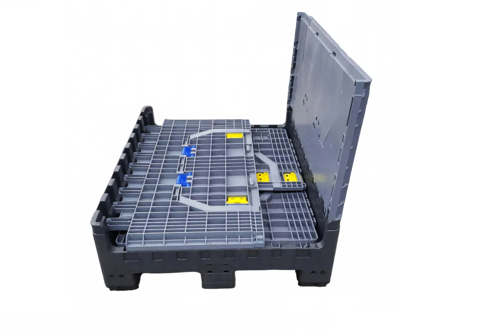 Collapsible Plastic Pallet Box Folded Flat
