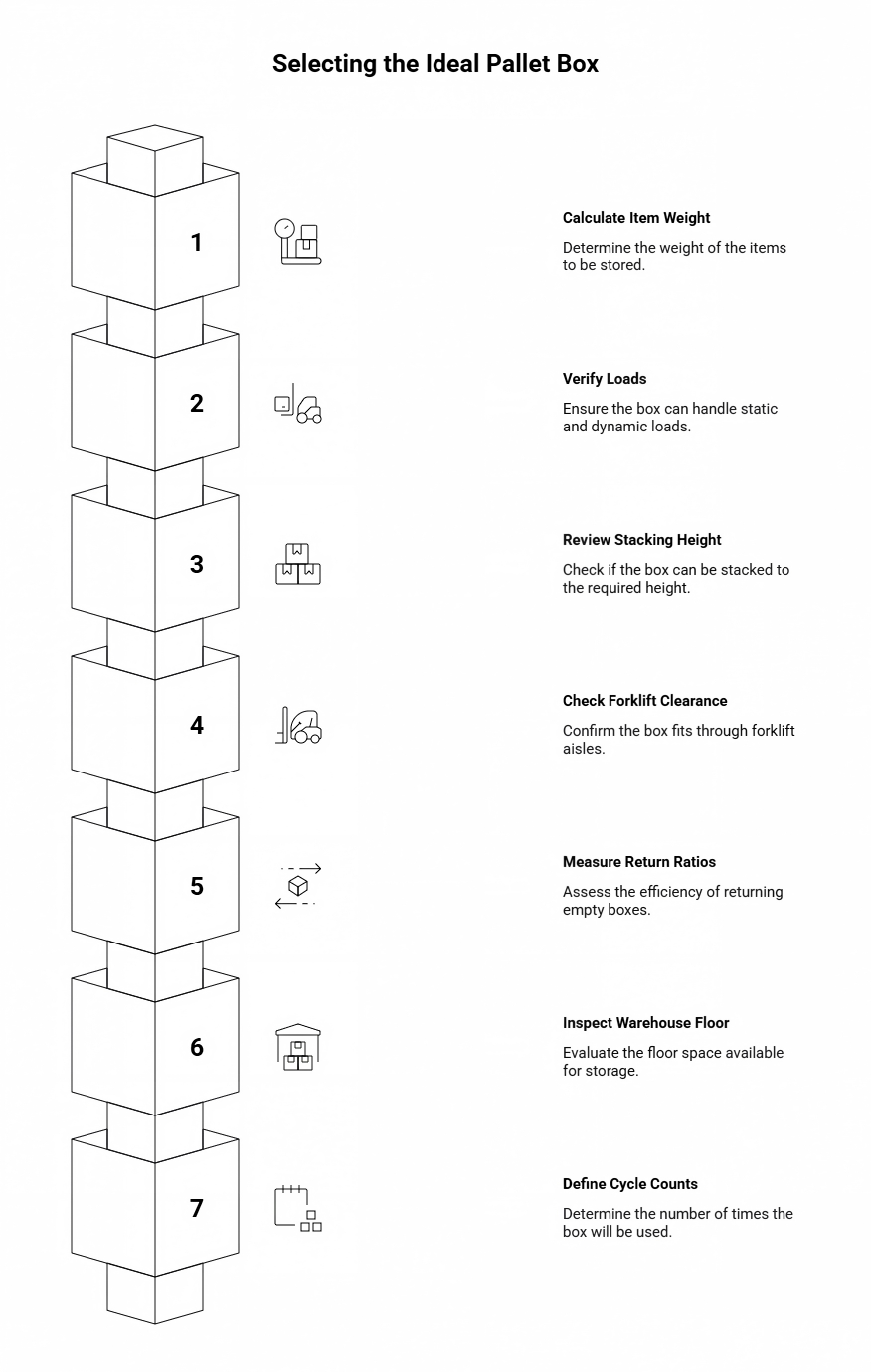 Step by Step Pallet Box Selection Process
