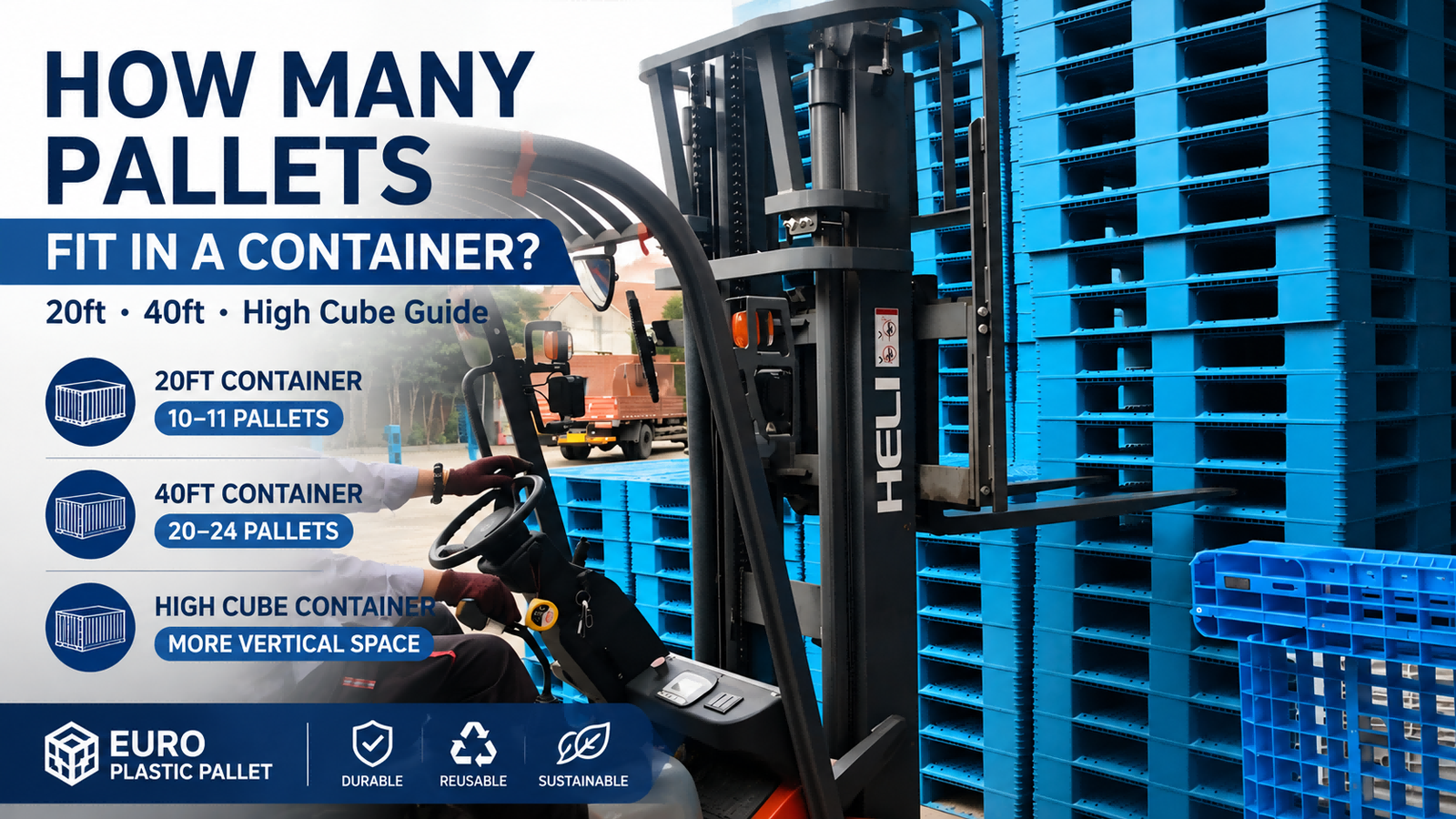 How Many Pallets Fit in a Container
