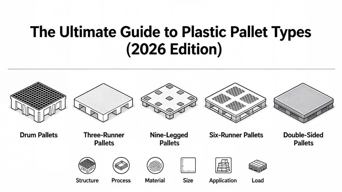 Guide to Plastic Pallet Types (2026 Edition)