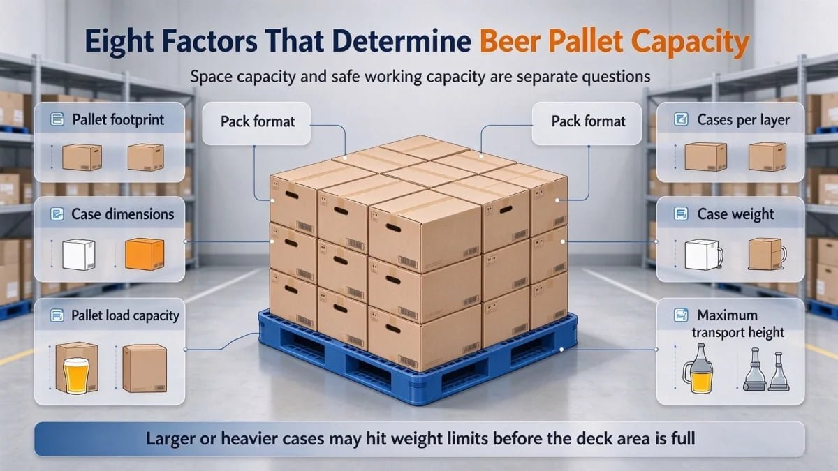 beer pallet capacity factors