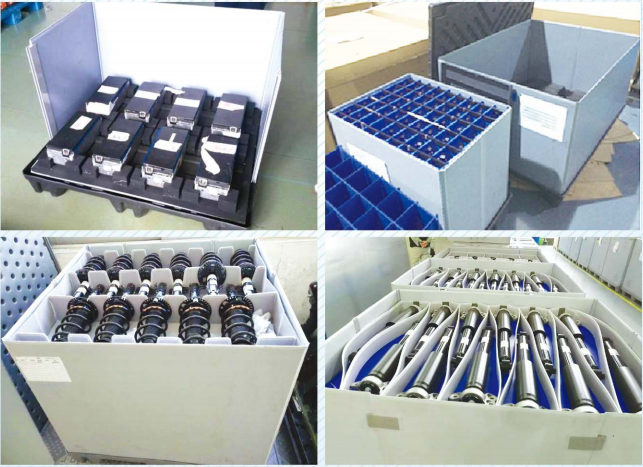 Reusable sleeve pack container for precision parts