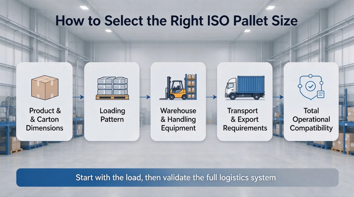 How to choose the right ISO plastic pallet size