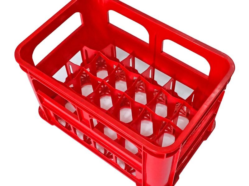 Red Beer Bottle Crate
