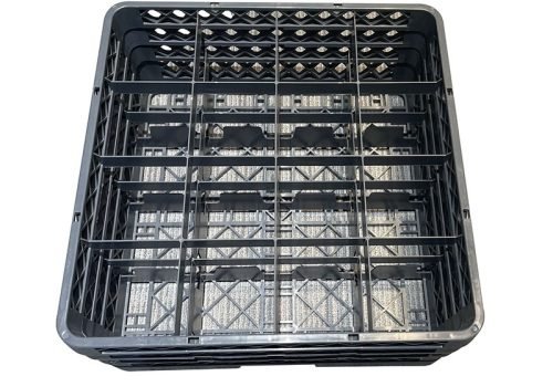 Plastic Compartment Glass Rack