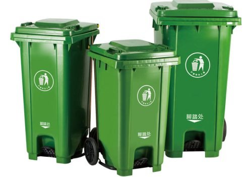 outdoor garbage bin