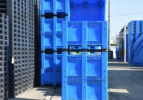 plastic pallet box for corn storage