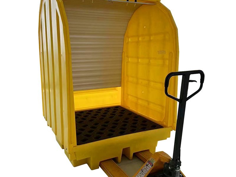 HDEP Roll-up Door 4 Drum Depot