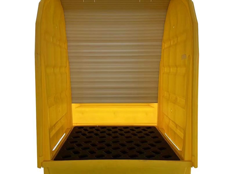 4 Drum All Weather Spill Pallet with Rack